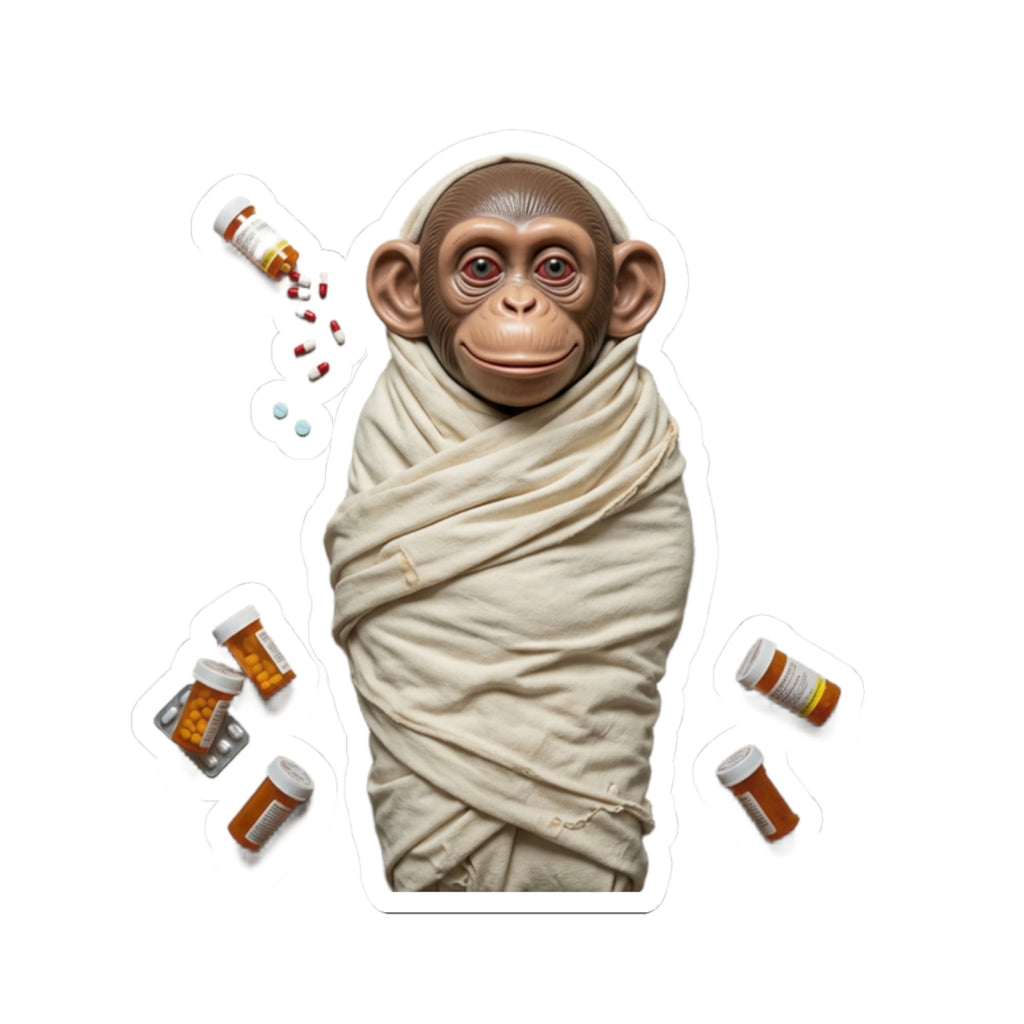 Phyco Monkey Minds Health (I DONT TAKE MEDS ANYMORE)Sticker