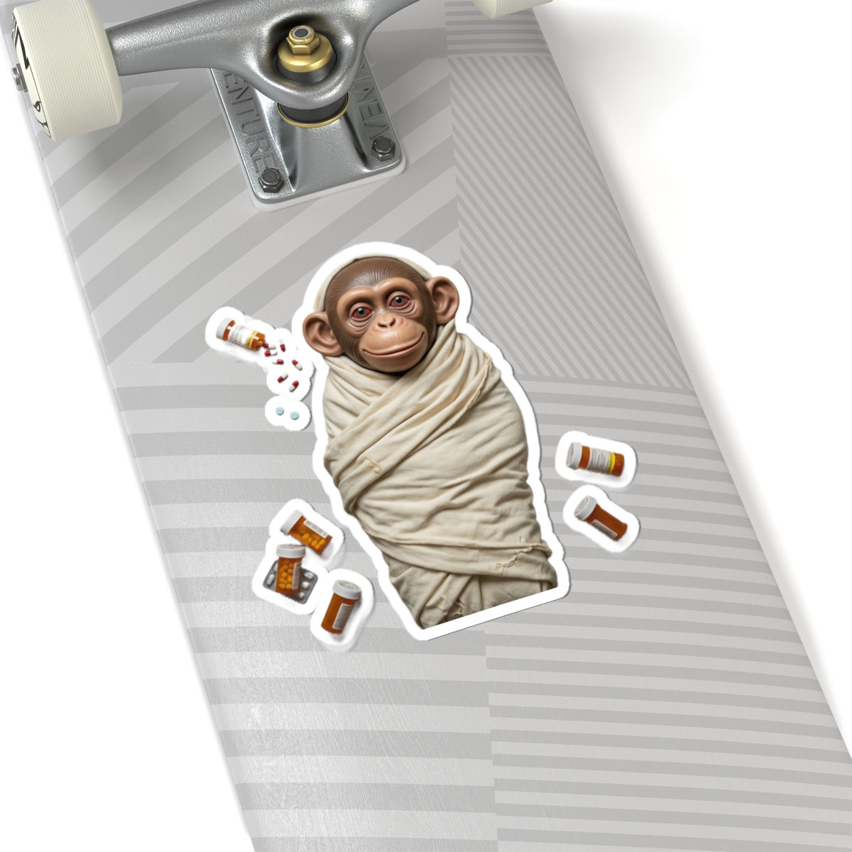 Phyco Monkey Minds Health (I DONT TAKE MEDS ANYMORE)Sticker