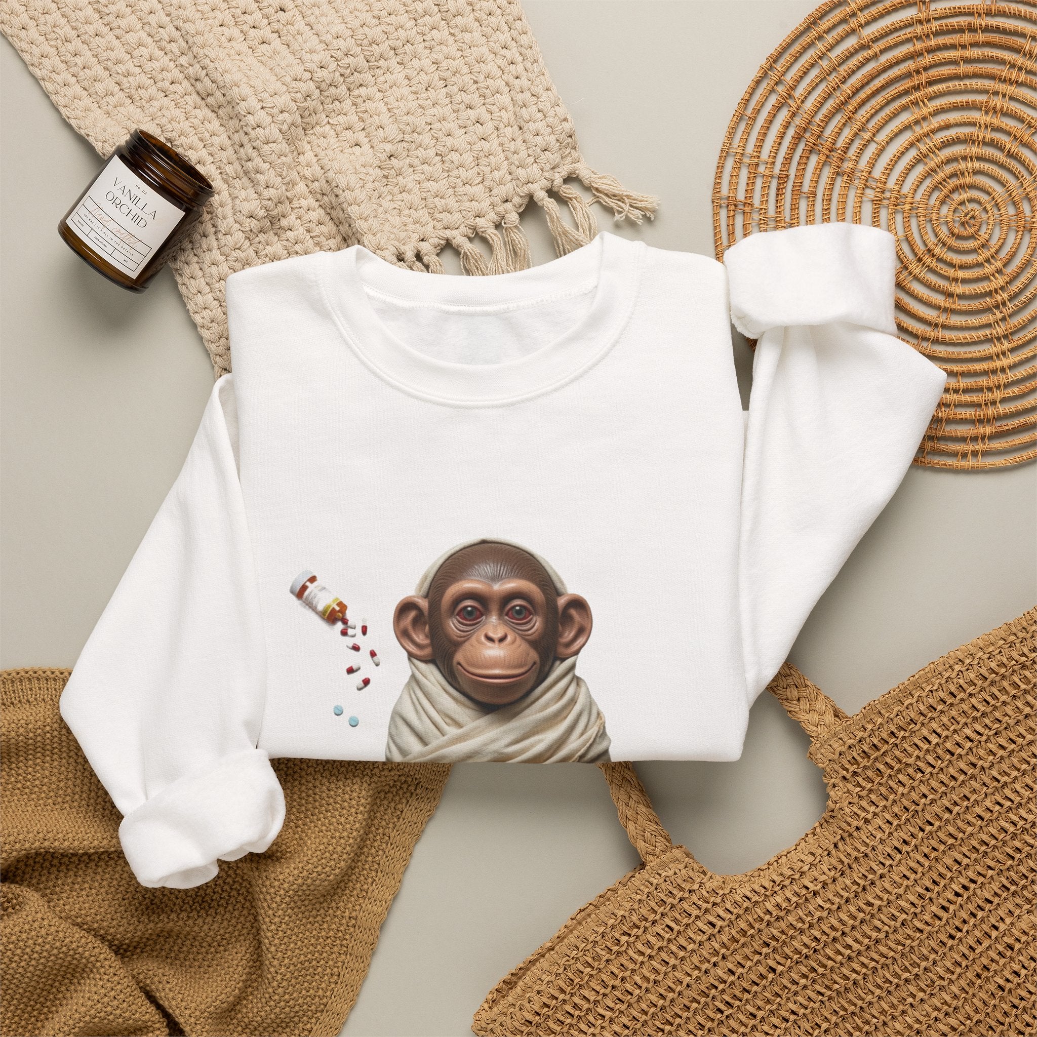 Phyco Monkey Minds Health (I DONT TAKE MEDS ANYMORE) Sweatshirt