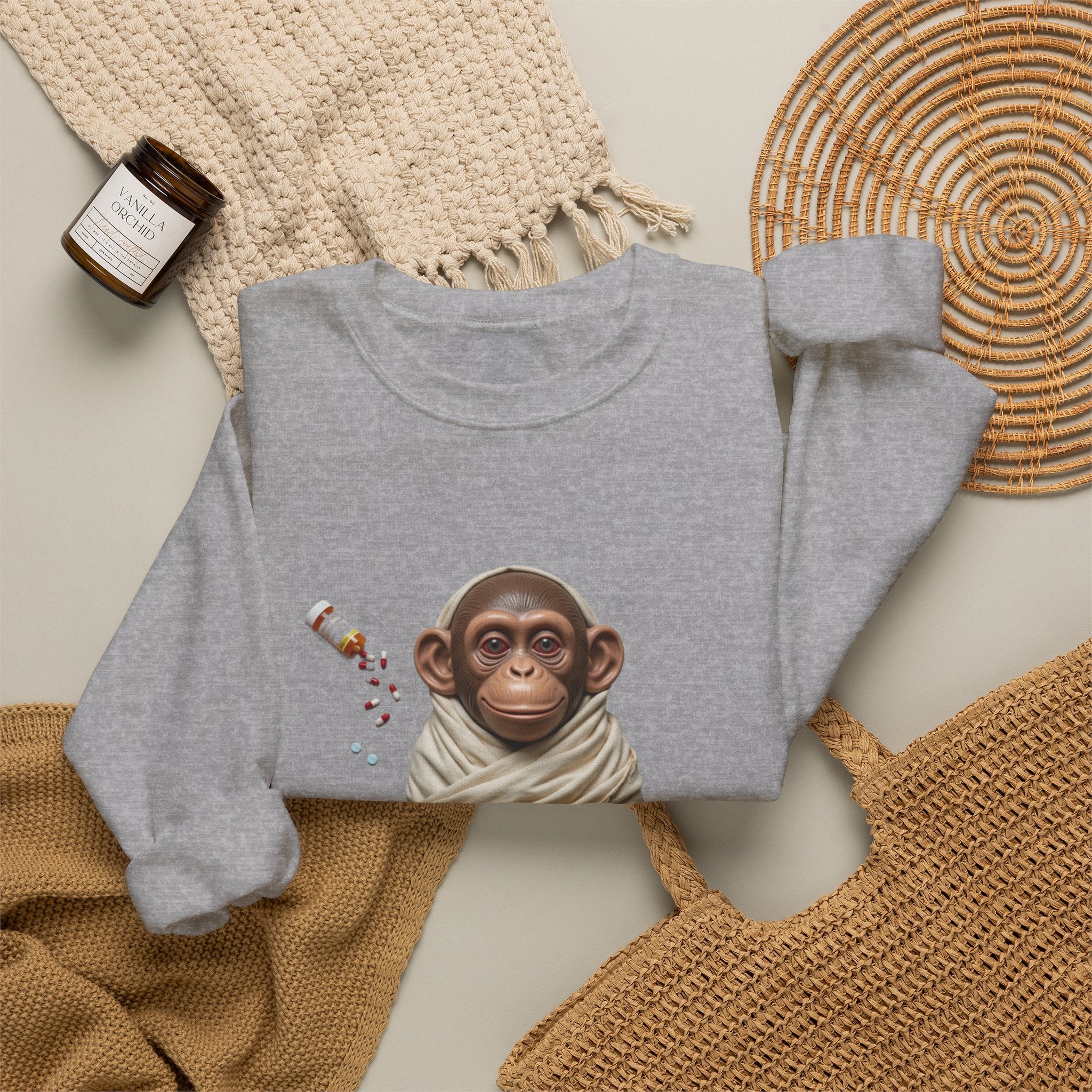 Phyco Monkey Minds Health (I DONT TAKE MEDS ANYMORE) Sweatshirt