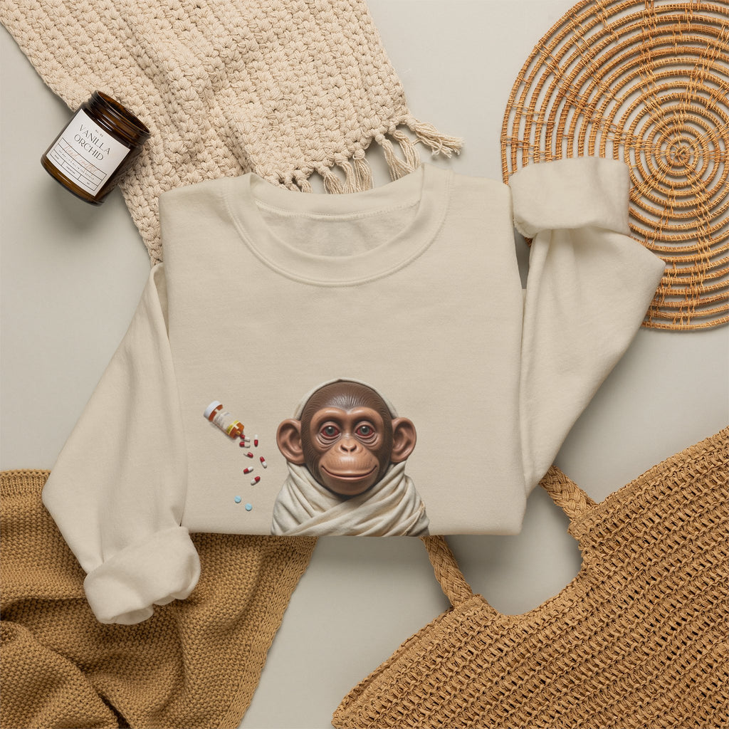 Phyco Monkey Minds Health (I DONT TAKE MEDS ANYMORE) Sweatshirt
