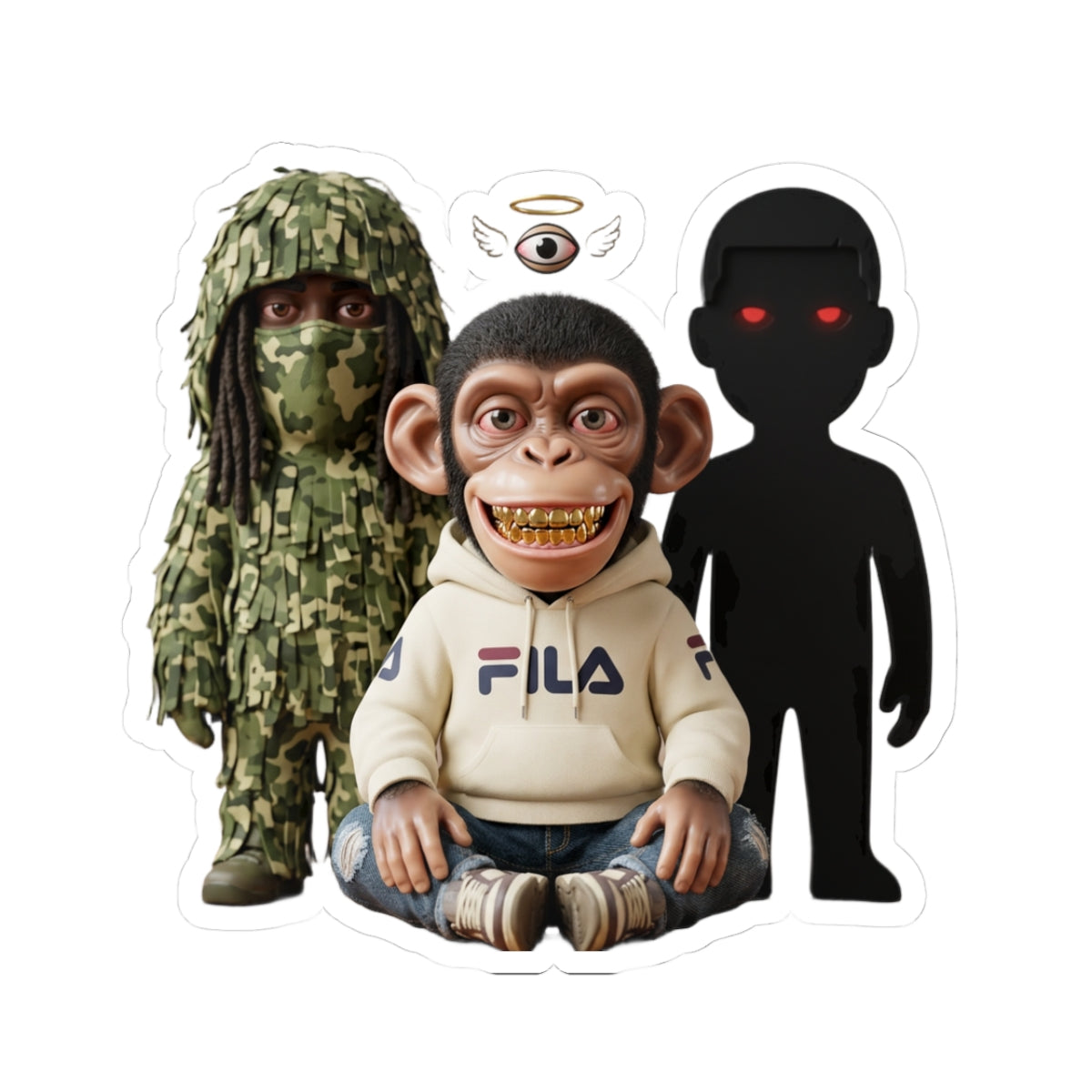 Phyco Monkey presents: Old Pages Stickers